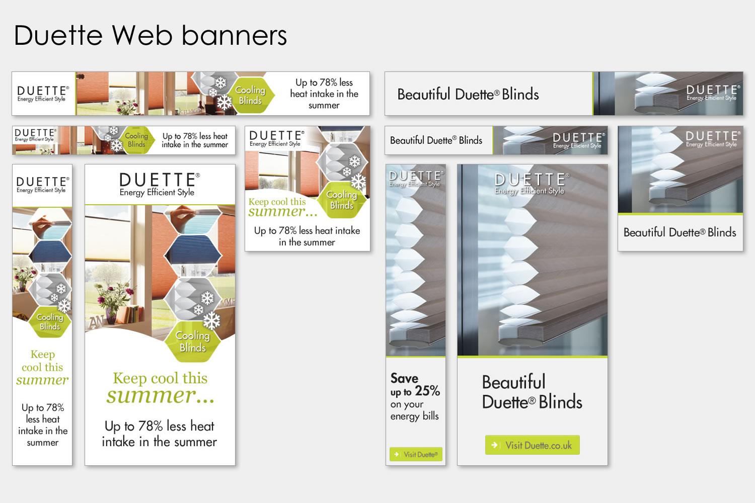 Duette web banners