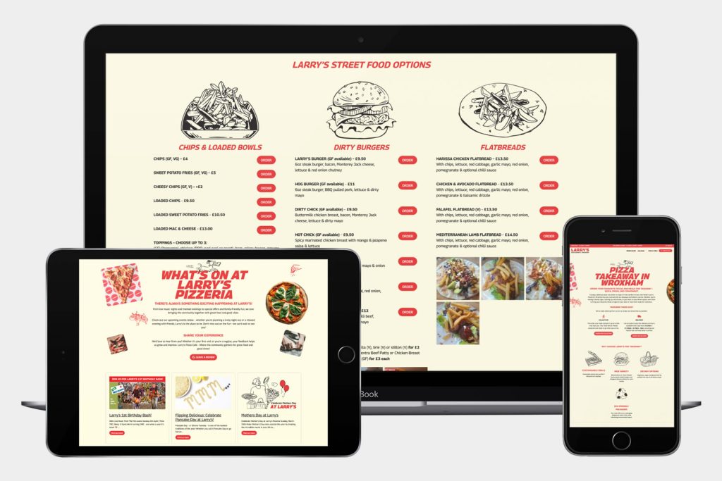 larrys8 Website build