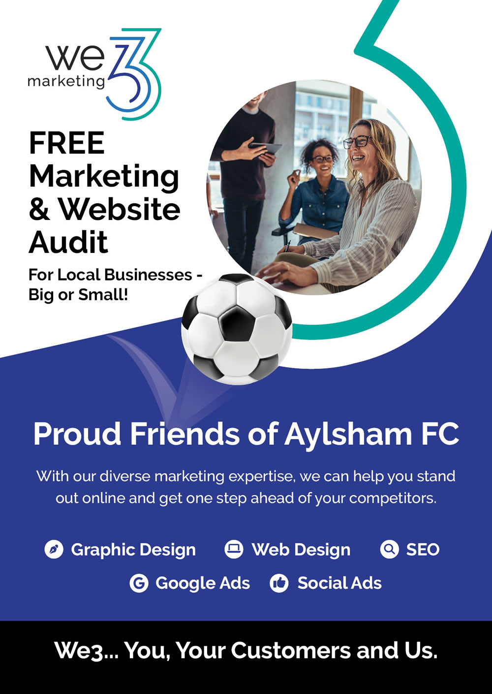 We3Marketing leaflet