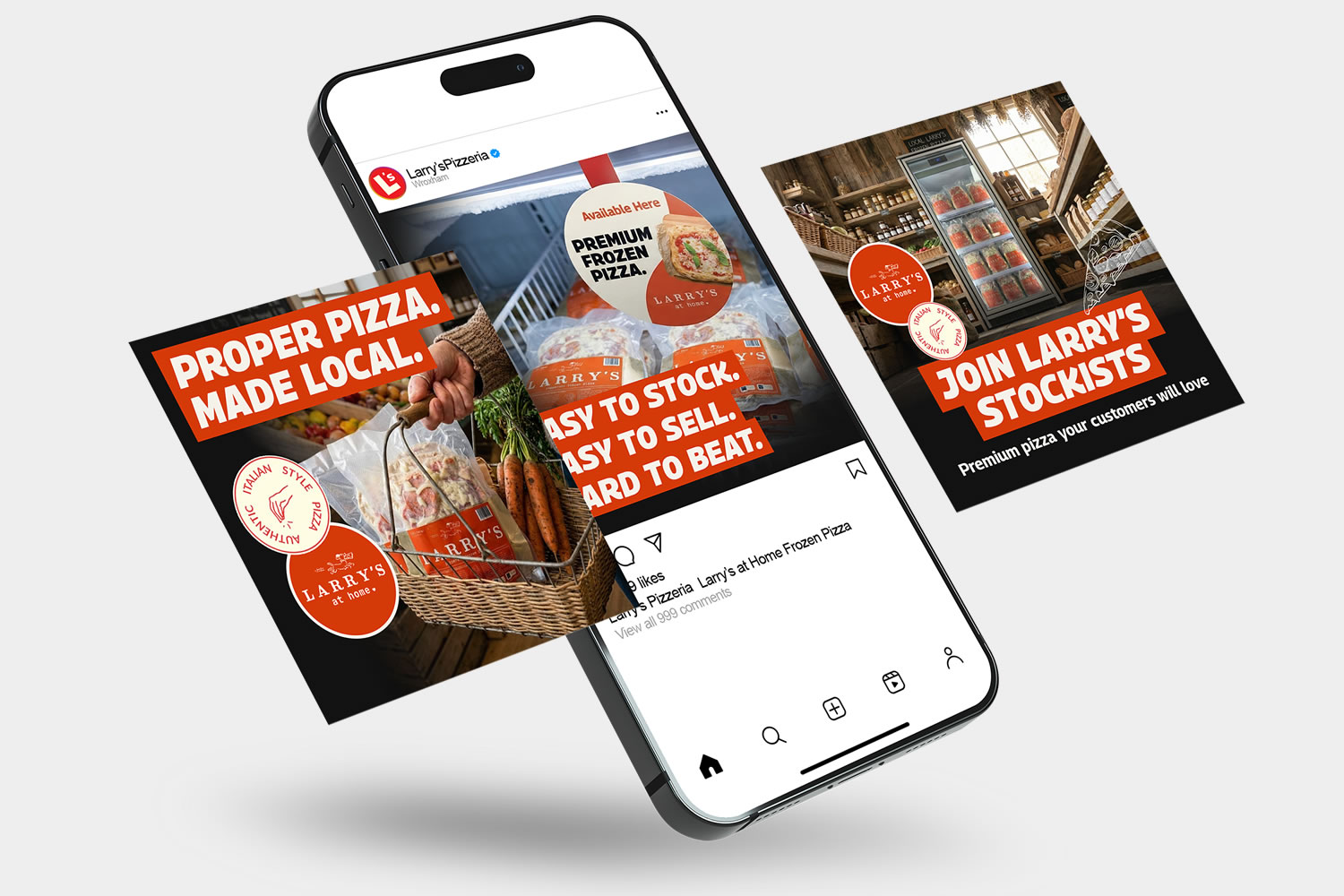 Larry's B2B social ads